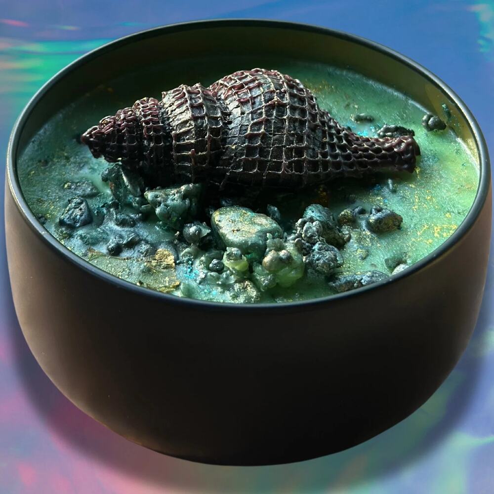 Brazilian Zom Zom Wickless Candle: Caramel Pistachio Vanilla Sandalwood Scent - Picture 3 of 10